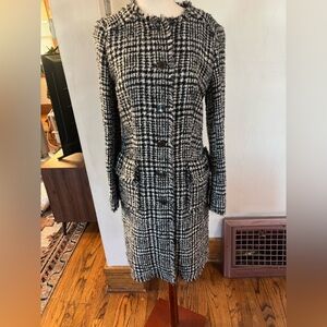 Brooks Brothers Lined  Tweed Coat size 4